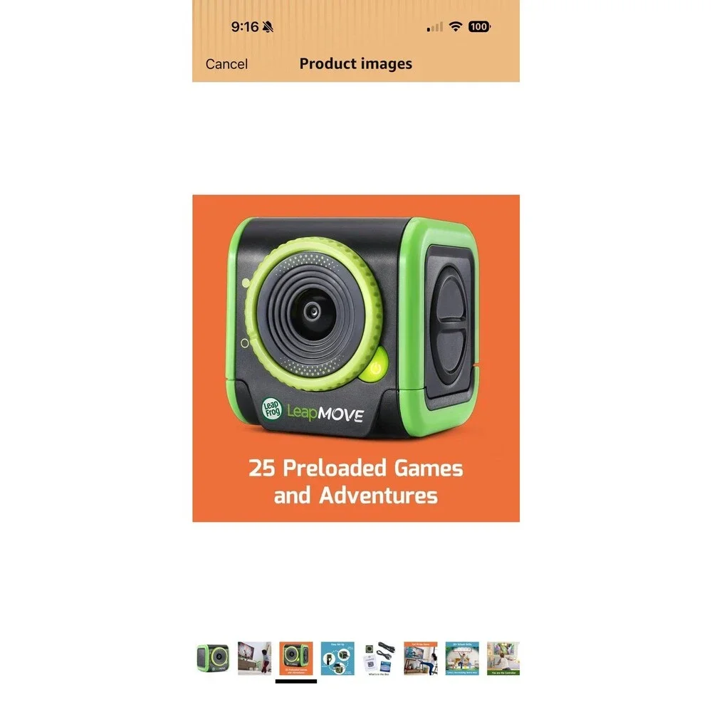 LeapFrog LeapMOVE Digital Camera wLeapFrog LeapMOVE Digital Camera with 25 Games